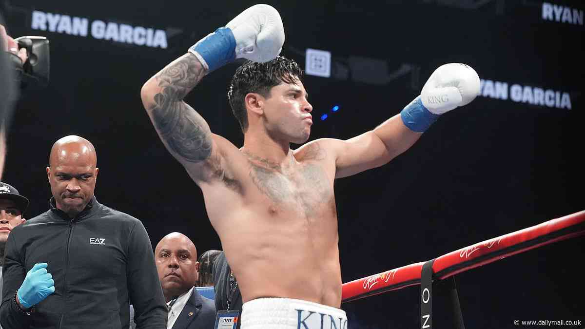 Andrew Tate tweets in support of Ryan Garcia following troubled boxer's arrest in Beverly Hills: 'Free my G'