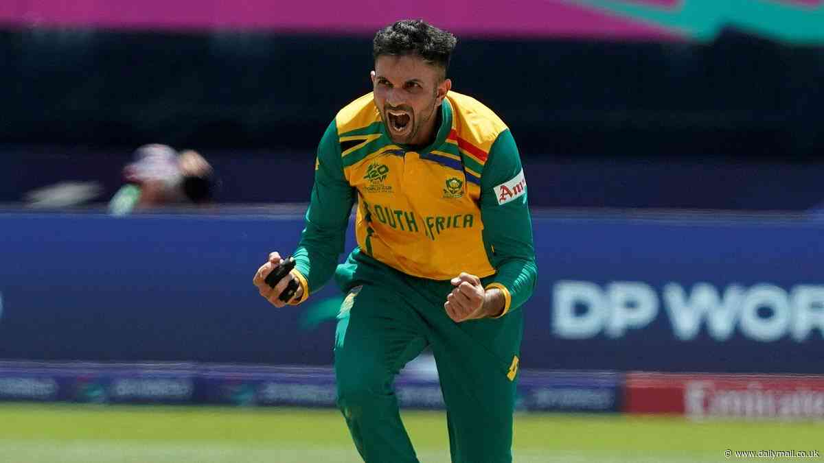 Keshav Maharaj shines as South Africa keep their unbeaten start to the T20 World Cup alive with a dramatic victory against Bangladesh
