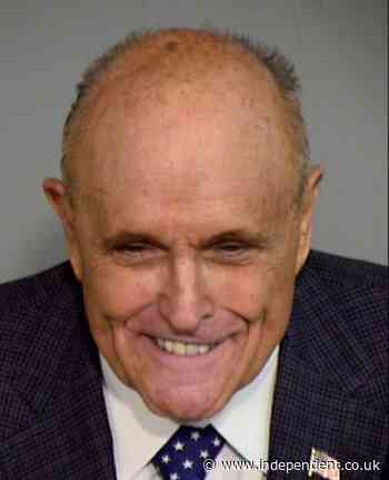 Rudy Giuliani poses for mugshot weeks after pleading not guilty in Arizona fake electors case