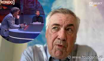 Puur ongemak: Carlo Ancelotti kan lach niet inhouden na transfertip van Wytse van der Goot
