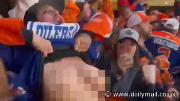 Identity of Edmonton Oilers fan who flashed her boobs is FINALLY revealed as she answers big question