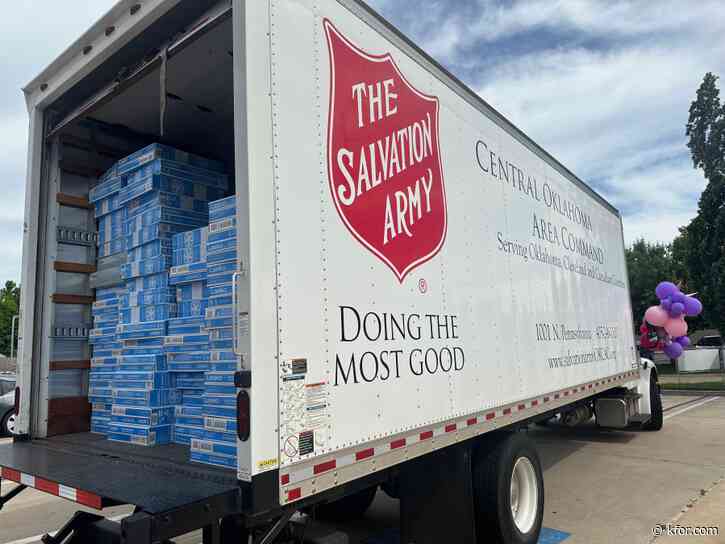 Donations pour in during the Salvation Army's annual fan drive