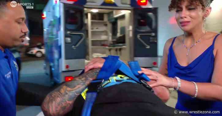 Ricochet Taken Away In Ambulance After Bron Breakker Attack On 6/10 WWE RAW