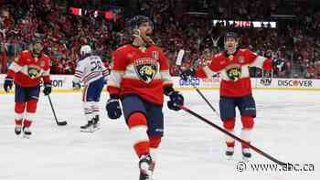 Rodrigues scores twice as Panthers beat Oilers for 2-0 series lead in Stanley Cup final