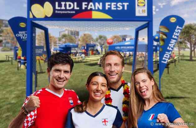 Lidl macht die UEFA EURO 2024TM zum Fußballfest / Mitfiebern mit gesunden Obst-Snacks in den Austragungsstädten der Europameisterschaft und bei Lidl Fan Festen deutschlandweit