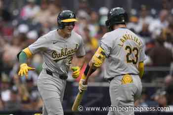 Tatis homers to extend his career-best hitting streak to 16 as the Padres beat the A’s 6-1