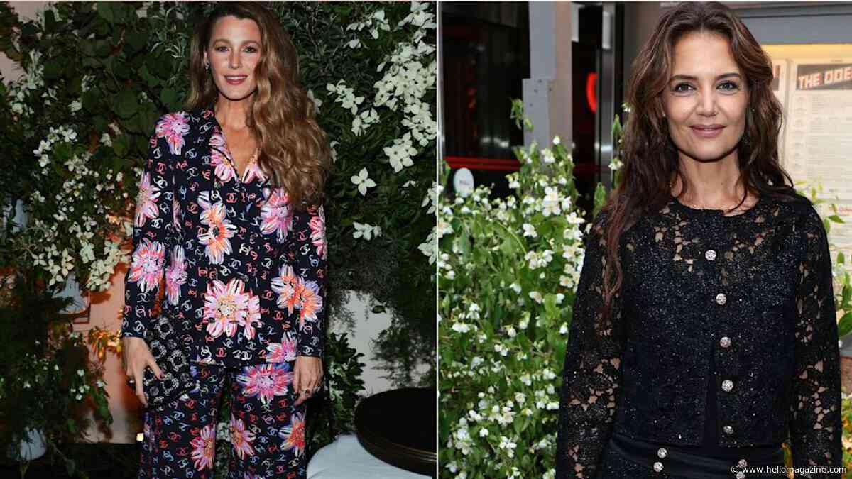 Blake Lively and Katie Holmes turn heads at Tribeca Festival Artists Dinner