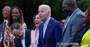 President Biden 'freezes for a minute' mid-dance at White House Juneteenth celebration concert