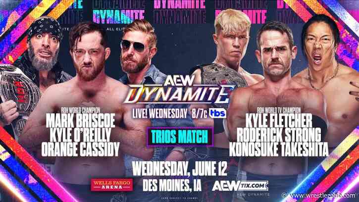 Trios Match Added To 6/12 AEW Dynamite