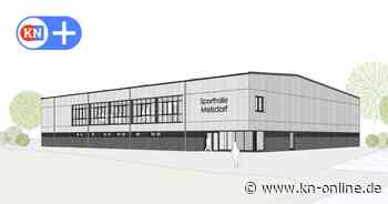 Neue Sporthalle in Melsdorf kurz vor der Fertigstellung