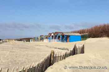 Sussex beach with chalets among the UK's best with white sands