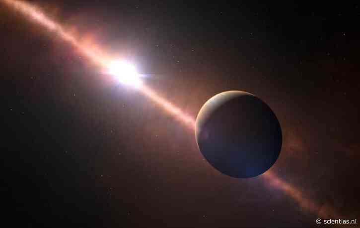 James Webb toont gigantische asteroïdenbotsing in naburig sterrenstelsel