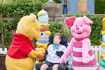 Make-A-Wish teenager meets and hugs favourite Disney characters