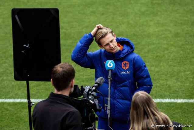 Wegvallen sterspeler Frenkie de Jong zorgt voor “shock” bij Nederlandse EK-selectie: “Daarna werd het stil”