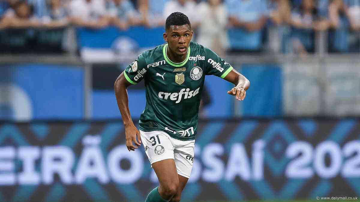 West Ham on the verge of completing £19.2m deal for Palmeiras winger Luis Guilherme with Brazilian set to undergo medical