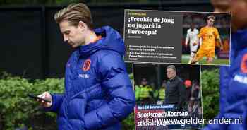Buitenlandse media over blessure Frenkie de Jong en ‘ontploffende Koeman’: ‘Harde klap voor Oranje’
