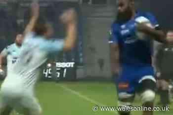Worst rugby tackle ever watched by 3.3million as England international says 'this isn't on'