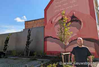 Gedicht overleden dichter Stijn De Paepe siert nieuwe muurschildering