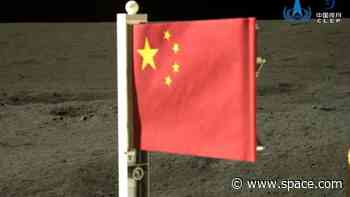 China's Chang'e 6 mission carried a stone flag to the moon's far side