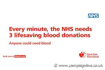 NHS Blood and Transplant OOH campaign calls for donations after London cyber attack