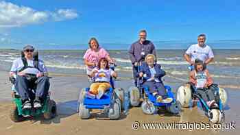 Sand wheelchair hire returns to New Brighton beach