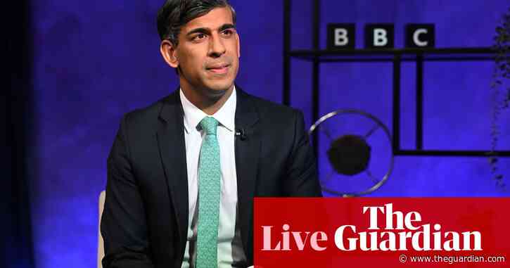 Harder to own your first home under the Tories, Rishi Sunak admits – UK politics as it happened