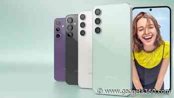 Samsung Galaxy S24 FE Camera Details Leak; Said to Get 50-Megapixel Main Sensor