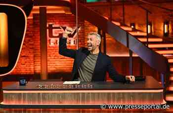 "TV total" goes Samstagabend: ProSieben zeigt vier Spezial-Ausgaben von Deutschlands beliebtester Comedyshow