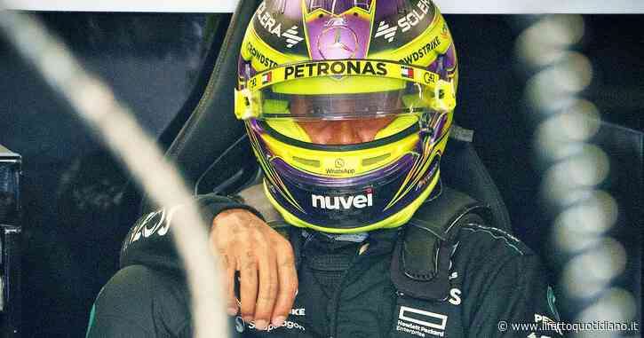 F1, le immagini non mostrate in tv: Hamilton accusa la Mercedes di averlo già scaricato