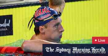 Australian swimming trials as it happened: Miami Max books his ticket to Paris, Kaylee McKeown posts second-fastest 100m backstroke in history