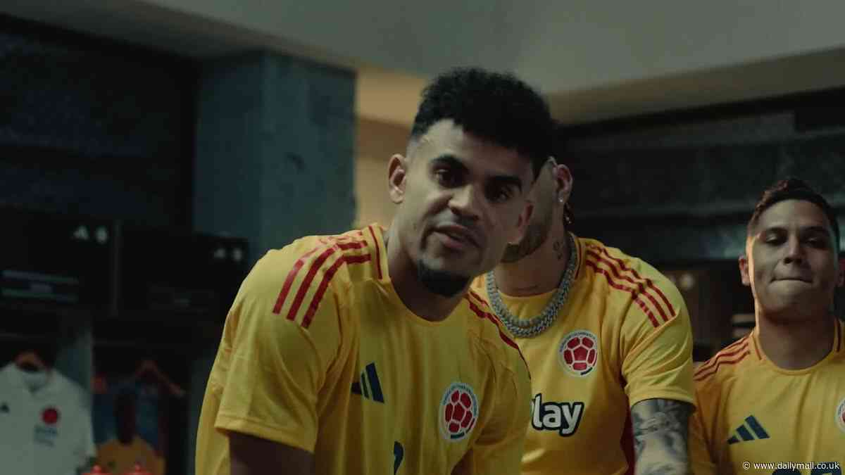 Luis Diaz shows off his new talent as a RAPPER as the Liverpool winger stars alongside James Rodriguez in Colombia's official Copa America song