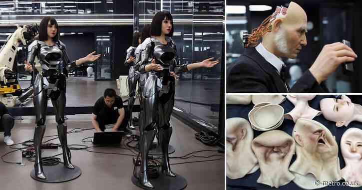 Inside the creepy Chinese factory where humanoid robots come to life