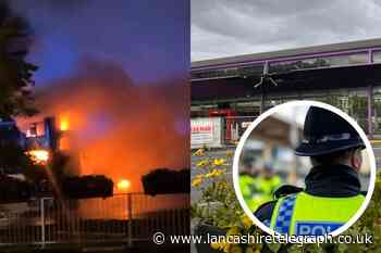 Boy, 14, arrested following fire at Burnley bus station