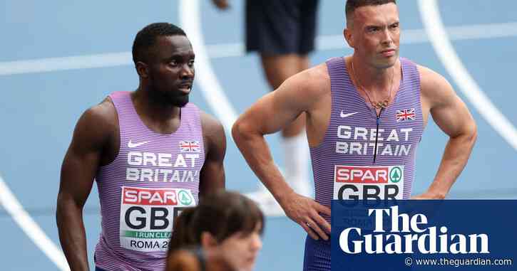 GB men out after ‘horrendous’ baton drop but women set relay standard