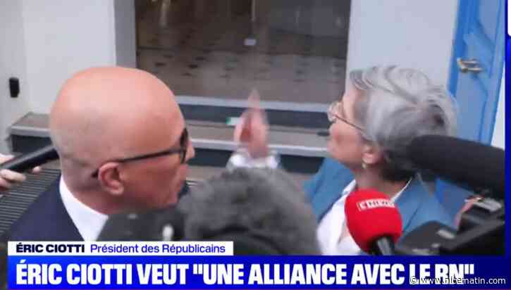"Honte à vous": Sandrine Rousseau interpelle Eric Ciotti devant le siège des Républicains après l'annonce d'une alliance avec le RN
