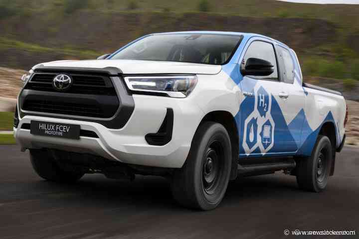 Elektrisch aangedreven Toyota Hilux die waterstof lust is 182 pk sterk