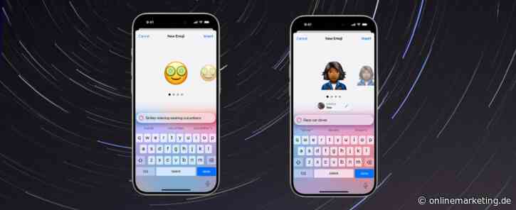 Endlich genau das passende Emoji kreieren: Apple Genmojis