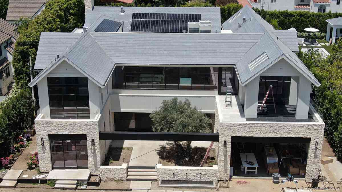 Tom Brady takes Hollywood! NFL great and budding film producer's 14,000-square-foot Brentwood mansion nears completion in one of LA's priciest neighborhoods