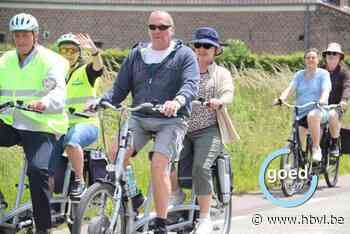 Slechtzienden genieten van fietstochtje door Herk-de-Stad