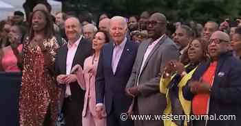 Admin Celebrates Juneteenth on WH Lawn, It Doesn't Take Social Media Long to Notice What's Wrong With Biden