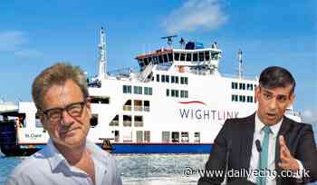 Rishi Sunak pledges to 'drive down fares' of Isle of Wight ferries