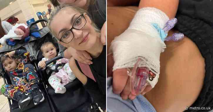 Baby left on IV drip after family suffer suspected food poisoning on £3,700 trip