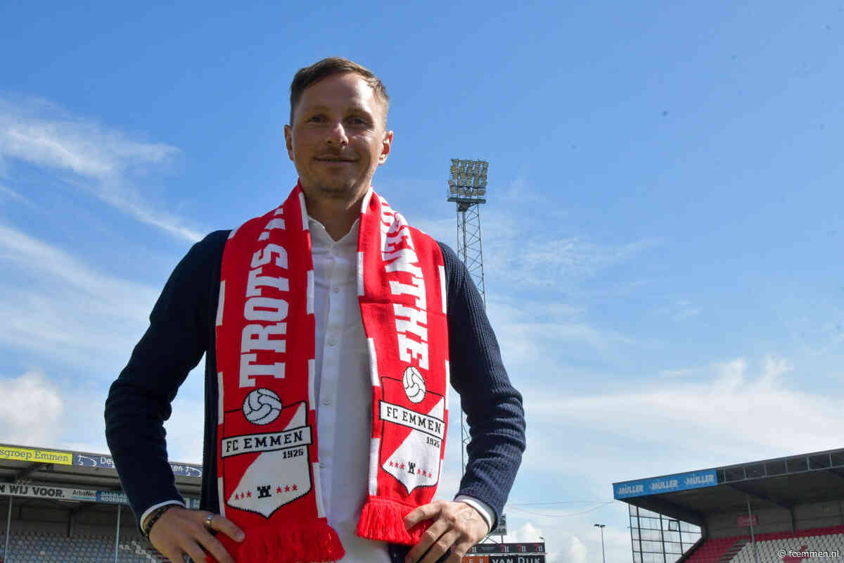 Robin Peter nieuwe hoofdtrainer FC Emmen