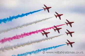 Where and when to spot the Red Arrows over Wiltshire this week