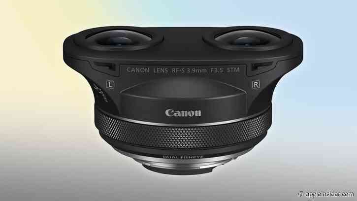Canon's RF-S dual fisheye lens will help produce Apple Vision Pro video