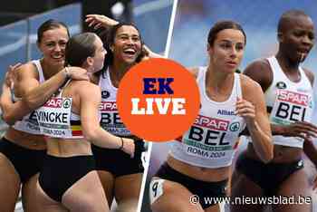 LIVE EK ATLETIEK. Alle vier de aflossingsploegen stoten door, maar Belgian Rockets moeten het in de finale zonder Delphine Nkansa doen door… examens