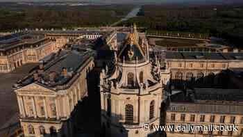 Tourists are evacuated from Palace of Versailles as fire breaks out in roof