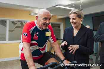 Duchess Sophie opens new West Sussex blind veterans home
