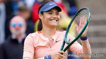 Raducanu beats Shibahara on return to grass in Nottingham