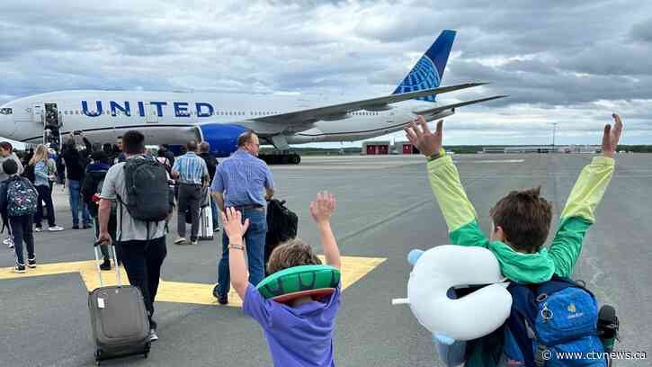 United flight to Paris diverts to Newfoundland, passengers forced to sleep on benches and floor